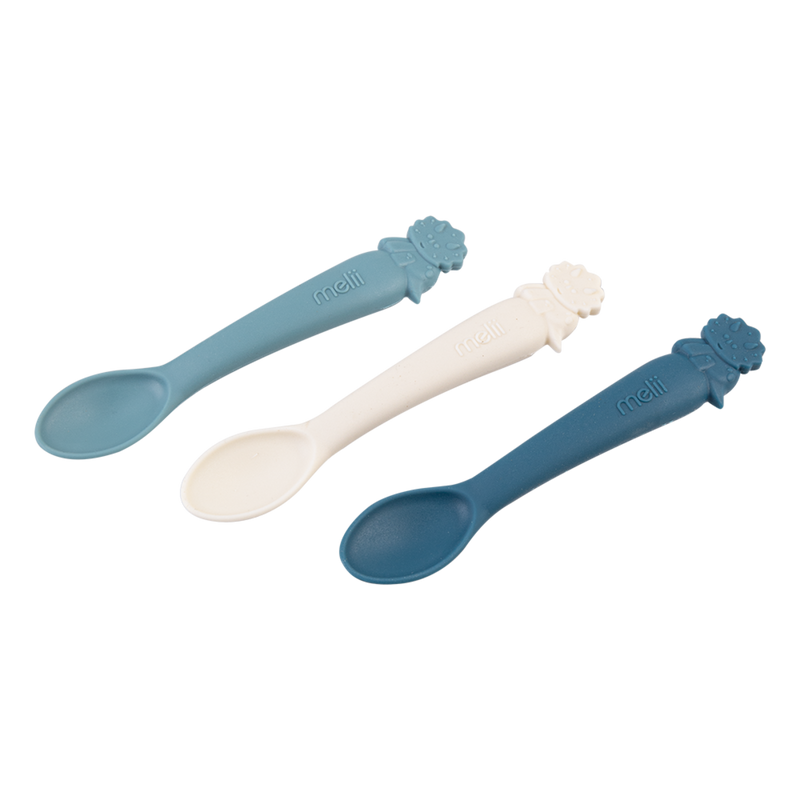Melii Silicone Spoons 3 Pack Dinosaur image 4