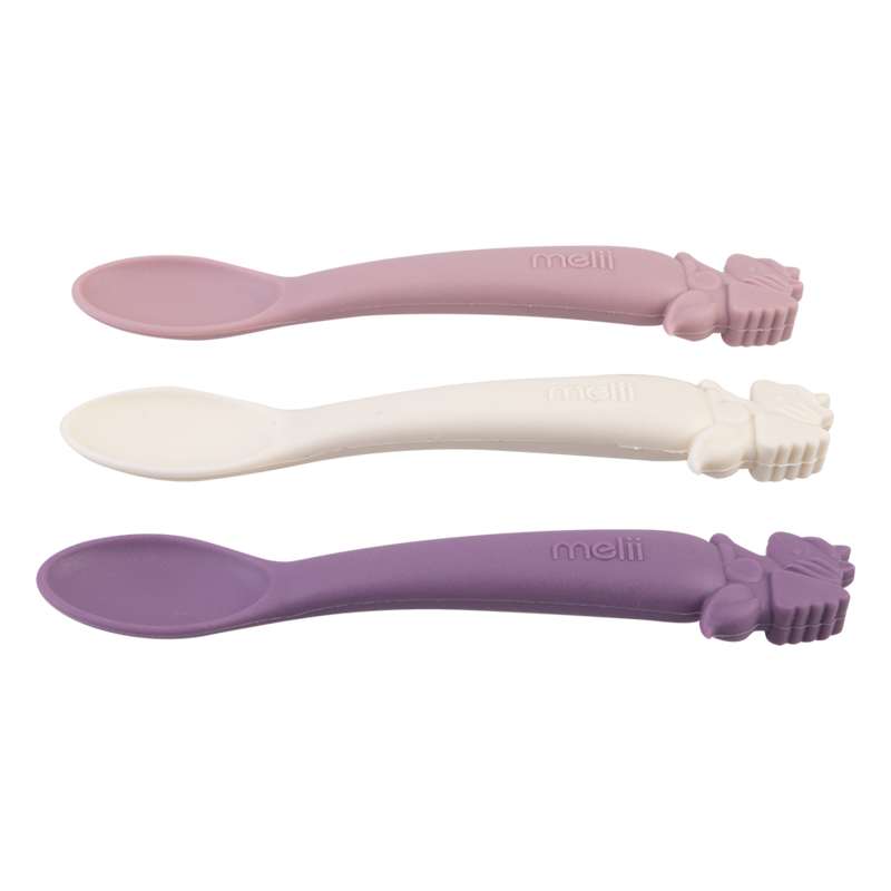 Melii Silicone Spoons 3 Pack Unicorn image 2