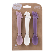 Melii Silicone Spoons 3 Pack Unicorn image 3 – thumbnail