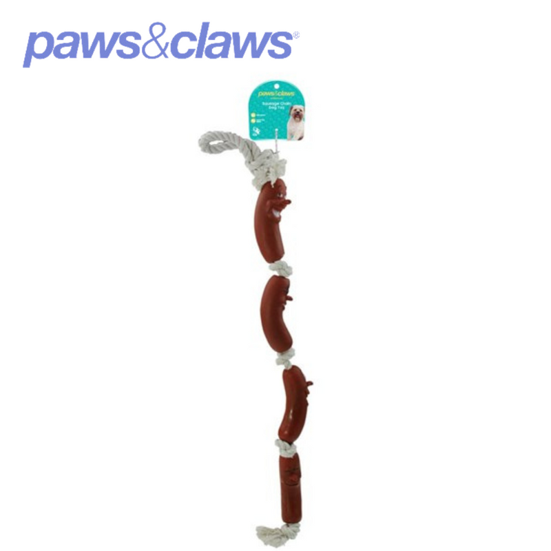 Sausage Chain Of 4 Snags Pet Toy 60cm