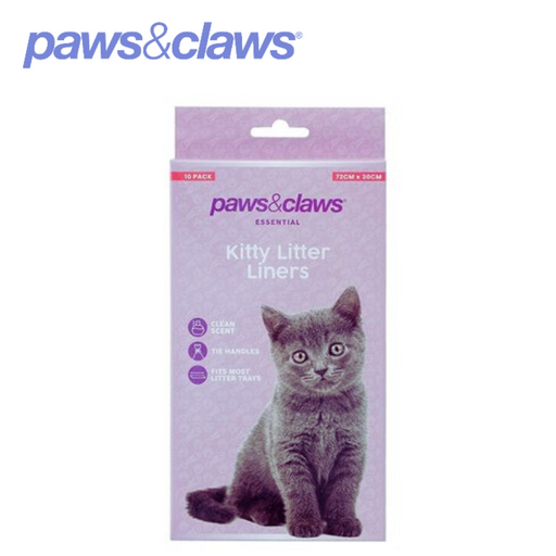 Kitty Litter Liners Tie Handles 72x30cm 10pk