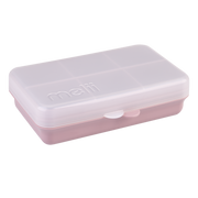 Small pink divided snack container