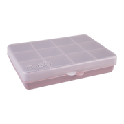 Pink divided snack container box