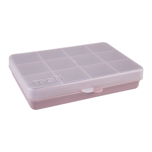 Pink divided snack container box