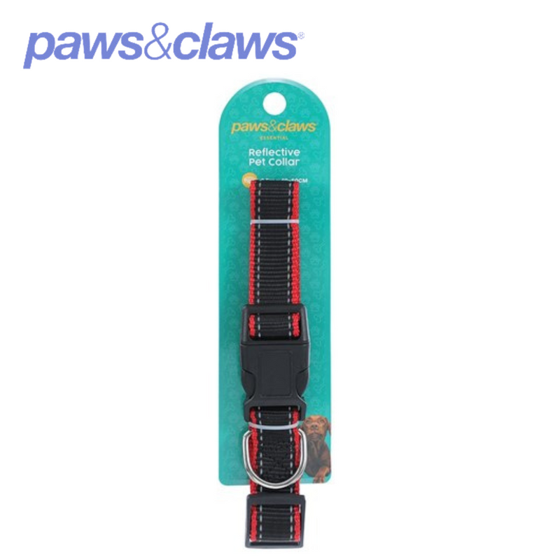 Premium Reflective Edge Collar Adjustable 2.5x40-60cm 4 Asstd