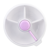 Large purple rotating snack container – thumbnail