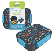 Green dinosaur themed bento lunch box