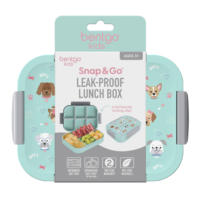 Bentgo Kids Snap & Go Lunch Box Puppies image 3
