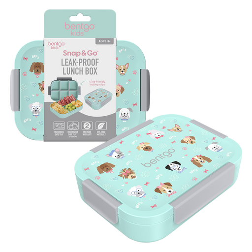 Puppy dog themed bento lunch box