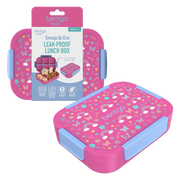 Pink rainbow and butterfly bento lunch box