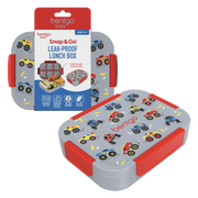 Blue truck themed bento lunch box