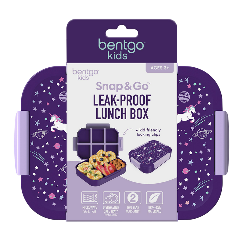 Bentgo Kids Snap & Go Lunch Box Unicorns image 3