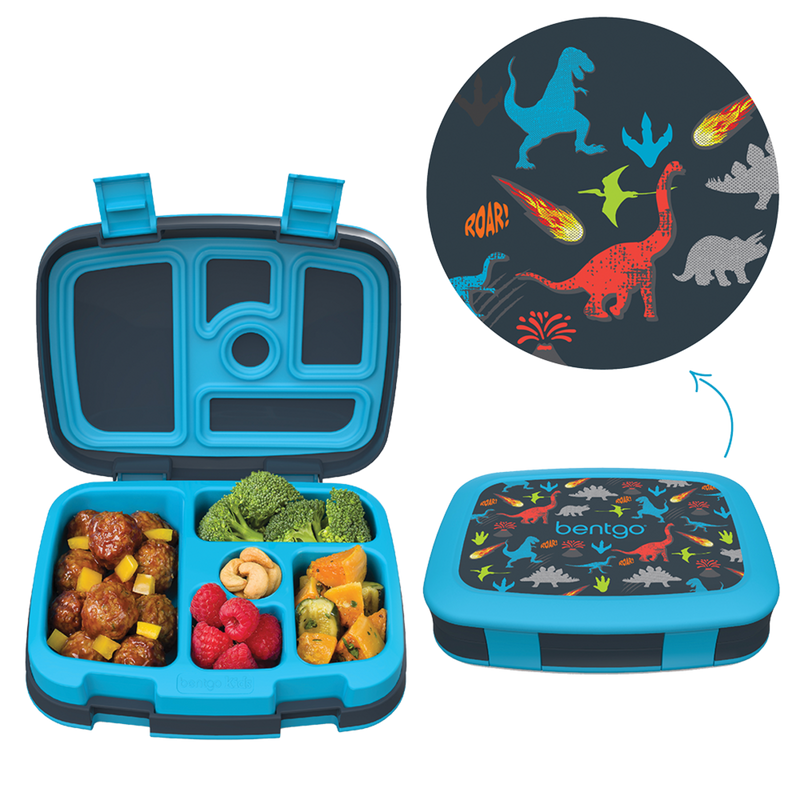 Bentgo Kids Print Bento Lunch Box Dinosaurs image 3