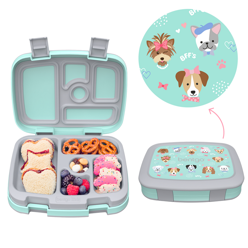 Bentgo Kids Print Bento Lunch Box Puppies image 4