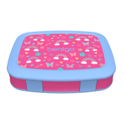 Rainbow print bento lunch box for kids