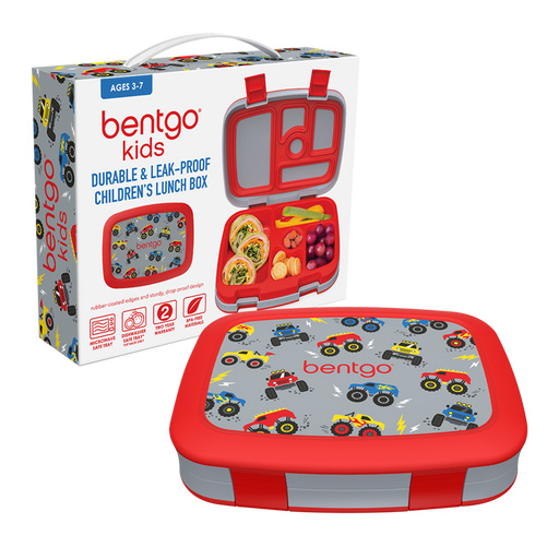 Construction truck print bento lunch box