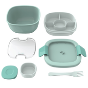 Bentgo All-in-One Salad Container Aqua image 3 – thumbnail