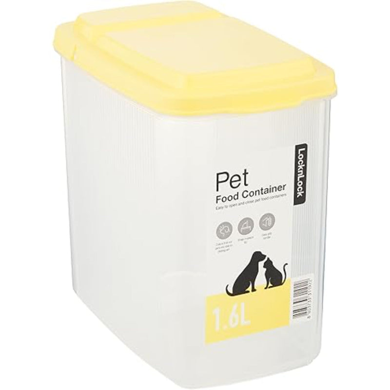 Lock & Lock 2.4L flip top pet container