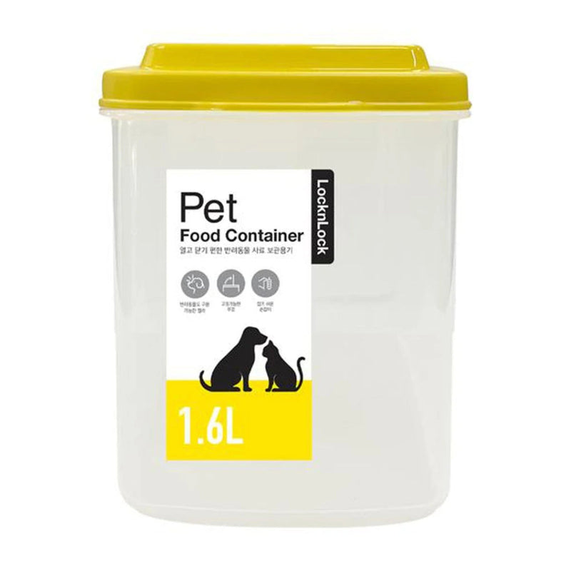 Lock & Lock 1.6L flip top pet food bin