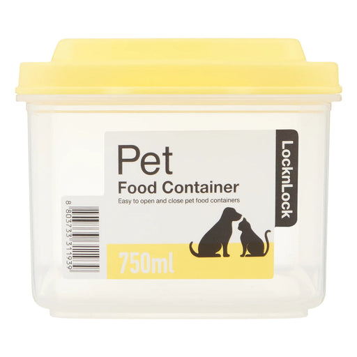 Lock & Lock 750 ml flip top pet snack container
