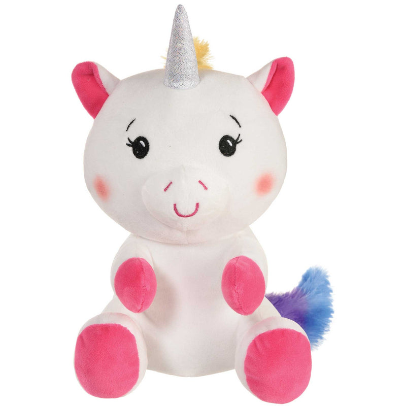 Unicorn plush balloon weight