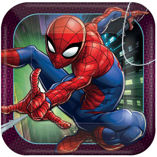 Spider-Man paper party plates