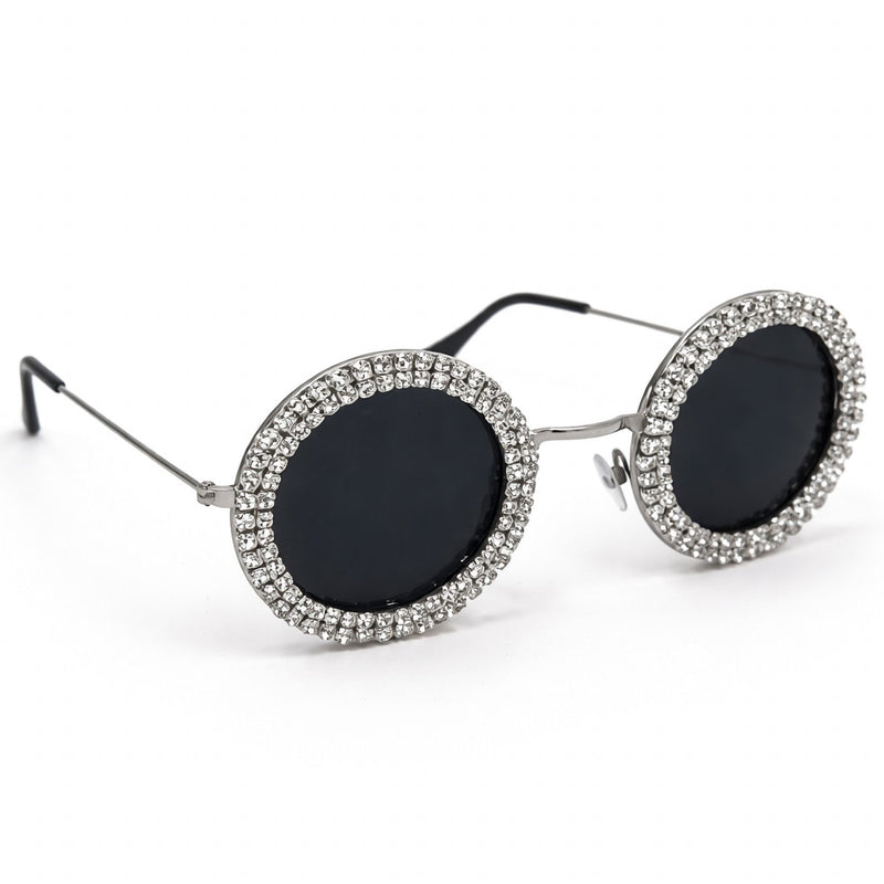 80s diamante party glasses