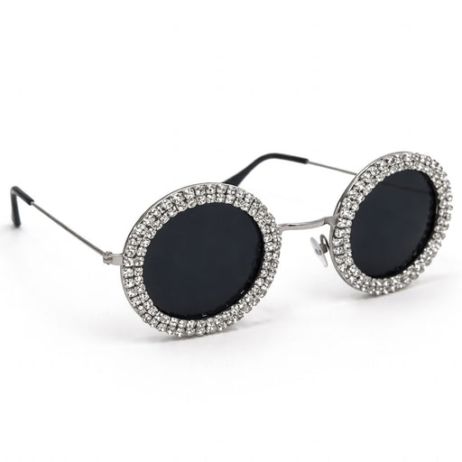 80s diamante party glasses