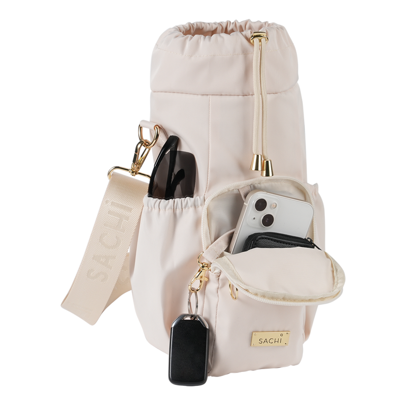 Sachi Crossbody Insulated Bottle Bag Alabaster image 9