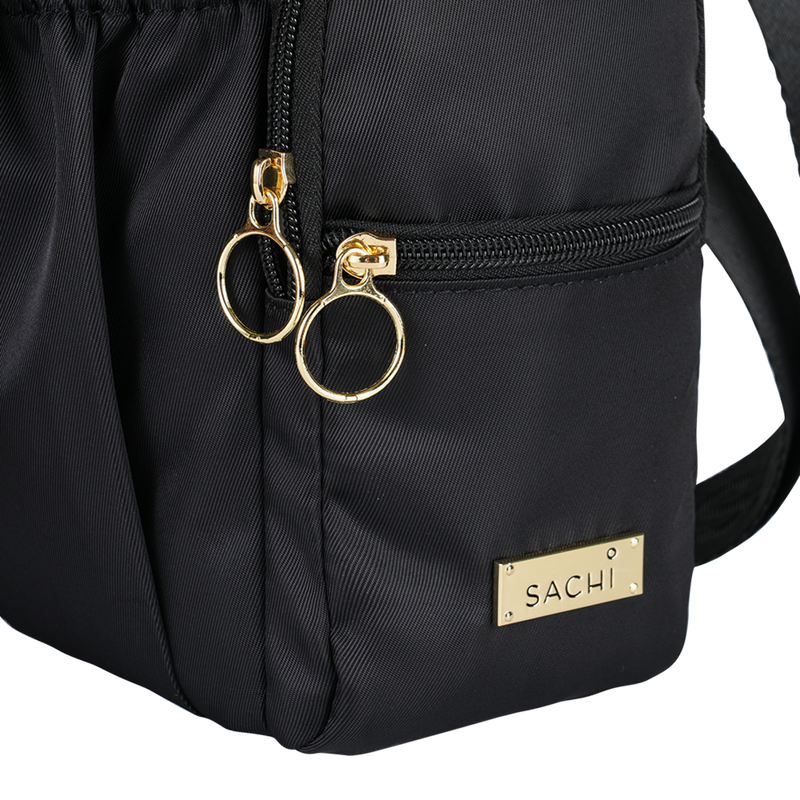 Sachi Crossbody Insulated Bottle Bag Black image 6