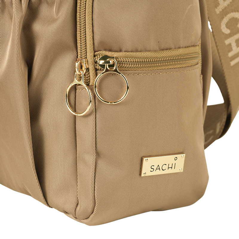 Sachi Crossbody Insulated Bottle Bag Latte image 6