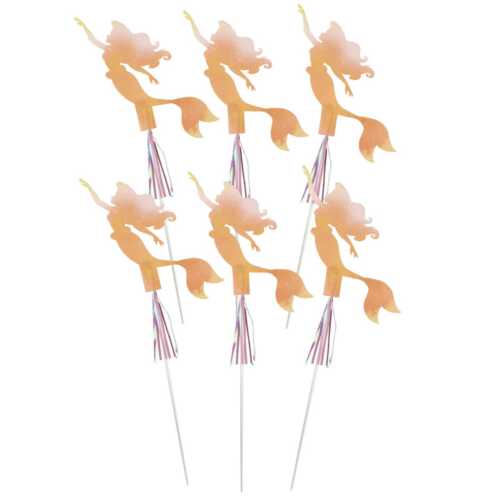 The Little Mermaid Wands FSC 6pk