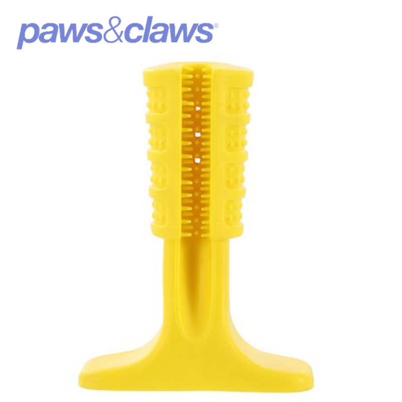 Flavour-Bone T Bone Beef Flavoured Rubber Toy Yellow