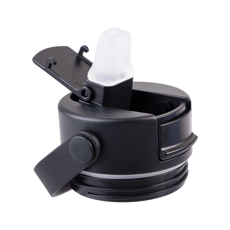 Oasis Sorrento Ceramic Lined Stainless Steel Double Wall Insulated Sipper Bottle 900ml Black image 11