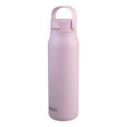 Oasis Sorrento Ceramic Lined Stainless Steel Double Wall Insulated Sipper Bottle 900ml Pink Lemonade image 2 – thumbnail