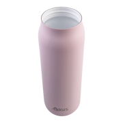Oasis Sorrento Ceramic Lined Stainless Steel Double Wall Insulated Sipper Bottle 900ml Pink Lemonade image 6 – thumbnail