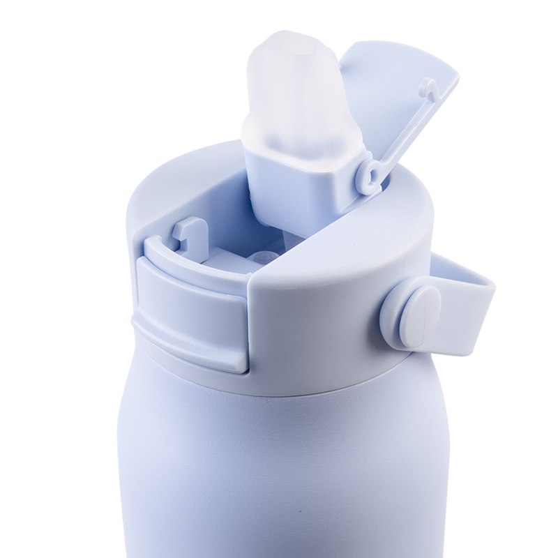 Oasis Sorrento Ceramic Lined Stainless Steel Double Wall Insulated Sipper Bottle 900ml Periwinkle image 7