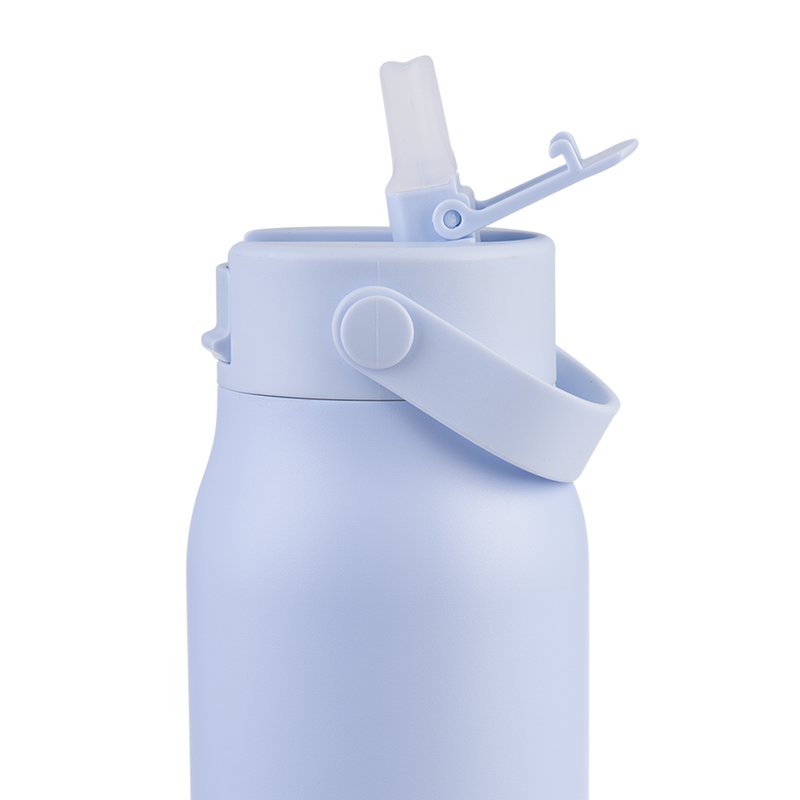 Oasis Sorrento Ceramic Lined Stainless Steel Double Wall Insulated Sipper Bottle 900ml Periwinkle image 8