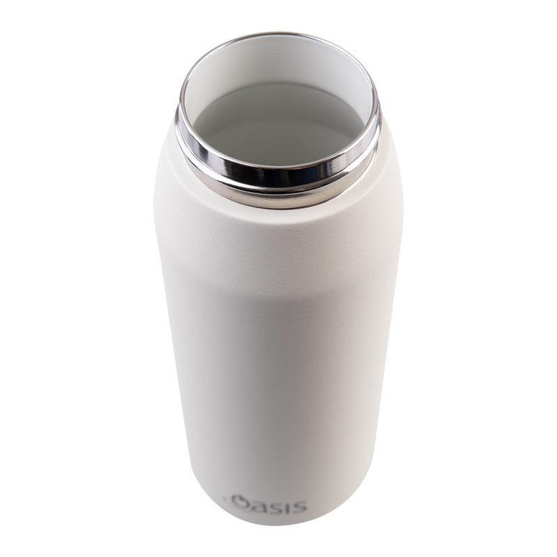 Oasis Capri Ceramic Lined Stainless Steel Triple Wall Insulated Drink Bottle 750ml Alabaster image 9