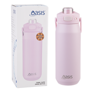 Pink ceramic lined insulated water bottle 750ml – thumbnail