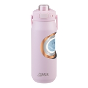 Oasis Capri Ceramic Lined Stainless Steel Triple Wall Insulated Drink Bottle 750ml Pink Lemonade image 15 – thumbnail