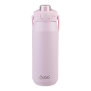 Oasis Capri Ceramic Lined Stainless Steel Triple Wall Insulated Drink Bottle 750ml Pink Lemonade image 2 – thumbnail