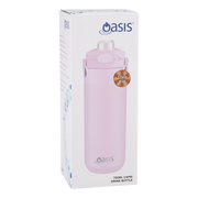 Oasis Capri Ceramic Lined Stainless Steel Triple Wall Insulated Drink Bottle 750ml Pink Lemonade image 3 – thumbnail