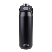 Oasis Capri Ceramic Lined Stainless Steel Triple Wall Insulated Drink Bottle 1 Litre Black image 2 – thumbnail