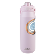 Oasis Capri Ceramic Lined Stainless Steel Triple Wall Insulated Drink Bottle 1 Litre Pink Lemonade image 15 – thumbnail