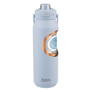 Oasis Capri Ceramic Lined Stainless Steel Triple Wall Insulated Drink Bottle 1 Litre Periwinkle image 15 – thumbnail