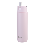 Oasis Moda Ceramic Lined Stainless Steel Triple Wall Insulated Drink Bottle with straw 700ml Pink Lemonade image 4 – thumbnail