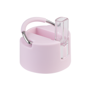 Oasis Moda Ceramic Lined Stainless Steel Triple Wall Insulated Drink Bottle with straw 700ml Pink Lemonade image 5 – thumbnail