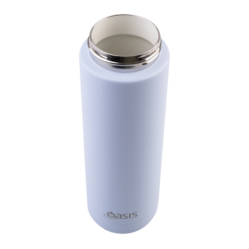Oasis Moda Ceramic Lined Stainless Steel Triple Wall Insulated Drink Bottle with straw 700ml Periwinkle image 12