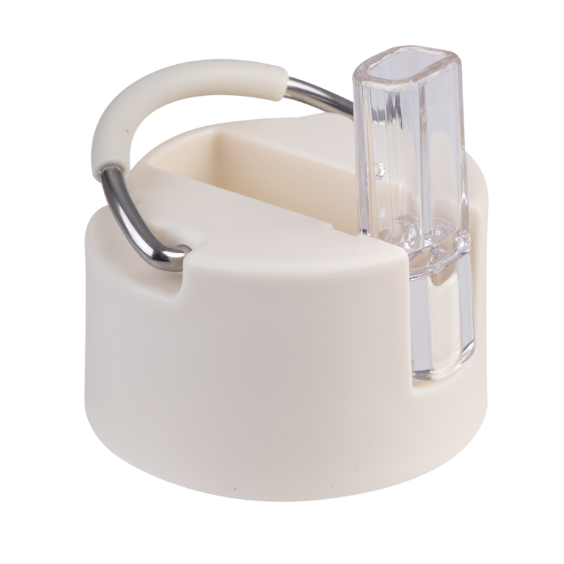 Oasis Moda Ceramic Lined Stainless Steel Triple Wall Insulated Drink Bottle with straw 1 Litre Alabaster image 5